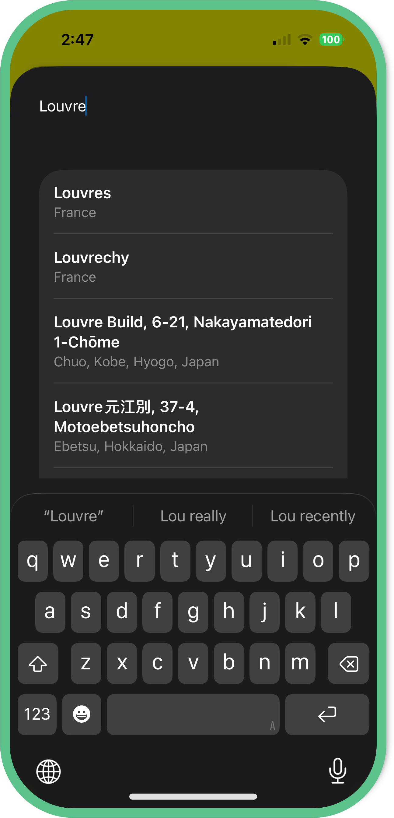 Change Location